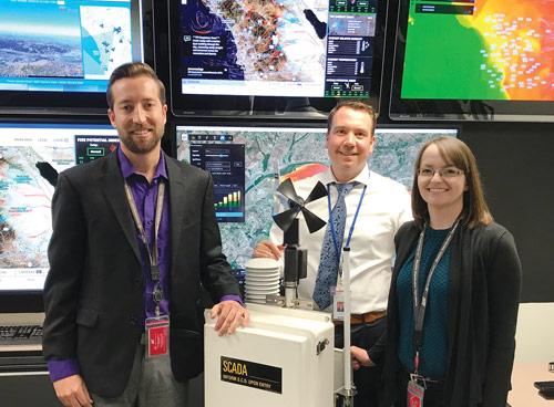 From Left: Steve Vanderburg, Brian D'Agostino, Katie Giannecchini of SDG&E