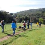 Hikers on Santa Ysabel Preserve East by Jeff Holt